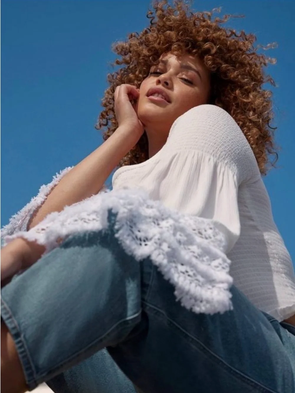Torrid Festi White Off Shoulder Crop Top - Size 1X - NWT!